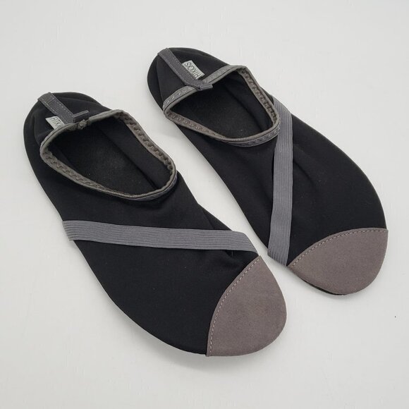 Fit Kicks Black and Gray Size Large Womens 8.5 to 9 - Picture 1 of 5